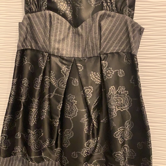 NAVE black and grey dress with metallic detail - Picture 4 of 8